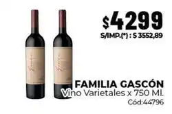 Diarco Vino varietales c x750 ml. c 44796 oferta
