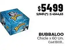 Diarco Bubbaloo - chicle x 60 un. cód:13031 oferta