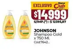 Diarco Shampoo gold x 750 ml. cód:7642 oferta