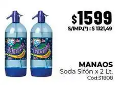 Diarco Manaos - soda sifón x 2 lt. cód:31808 oferta