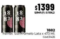 Diarco 1882 - fernet con pomelo lata oferta