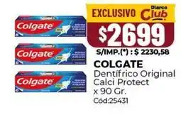 Diarco Colgate - dentífrico original calci protect oferta