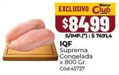 Diarco Iqf suprema congelada x 800 gr. cód:45727 oferta