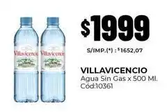 Diarco Villavicencio - agua sin gas c	ext{ó}d:10361 oferta