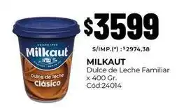 Diarco Milkaut - dulce de leche familiar cód:24014 oferta