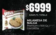 Diarco Premium - milanesa de nalga cód:28534 oferta