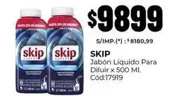 Diarco Skip - jabón líquido para diluir x 500 ml. cód:17919 oferta