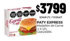 Diarco Express - medallón de carne x 4 un. cód:24594 oferta