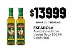 Diarco Aceite oliva extra virgen pet x 500 ml. cód:30806 oferta