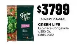 Diarco Green life - espinaca congelada x 550 gr. cód:24982 oferta
