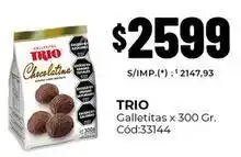 Diarco Trio - galletitas x 300 gr. cód:33144 oferta