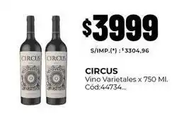 Diarco Circus - vino varietales x 750 ml. cód:44734 oferta