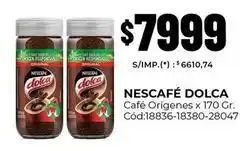Diarco Nescafé - nescafé dolca café orígenes x 170 gr. cód:18836-18380-28047 oferta