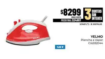 Diarco Yelmo - plancha a vapor cód:82044 oferta