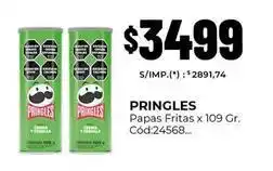 Diarco Pringles - papas fritas x 109 gr. cód:24568 oferta
