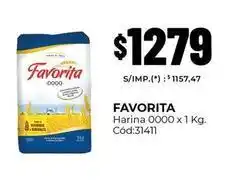 Diarco Favorita - harina 0000 x 1 kg. cód:31411 oferta