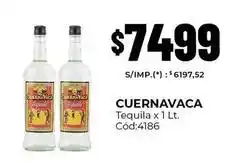 Diarco Cuernavaca - cuernavaca tequila x 1 lt. cód:4186 oferta