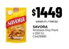 Diarco Savora - mostaza doy pack oferta