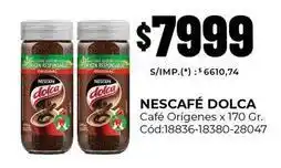 Diarco Origen - nescafé dolca café orígenes x 170 gr. cód:18836-18380-28047 oferta