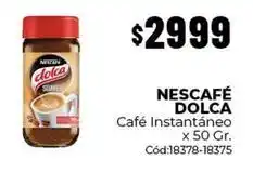 Diarco Nescafé - nescafé dolca café instantáneo x 50 gr. cód:18378-18375 oferta
