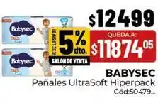 Diarco Babysec - pañales ultrasoft hiperpack oferta