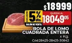 Diarco Bola de lomo cuadrada entera oferta