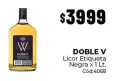 Diarco Doble v - licor etiqueta negra x 1 lt. c uevo:4068 oferta