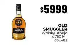 Diarco Old smuggler - whisky añejo x 750 ml. cód:4128 oferta