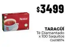 Diarco Taraguí - té diamantado x 100 saquitos cód:18574 oferta