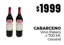 Diarco Cabarceno - vino patero cód:4543 oferta
