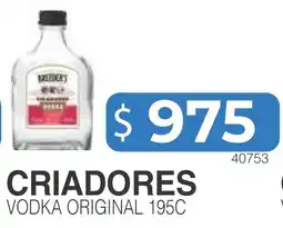 Masivos Criadores vodka original oferta