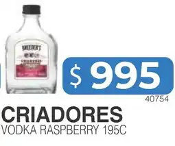 Masivos Criadores vodka raspberry oferta