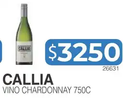 Masivos Callia vino chardonnay oferta