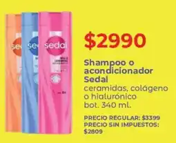 Supermercados Vea Sedal shampoo o acondicionador oferta