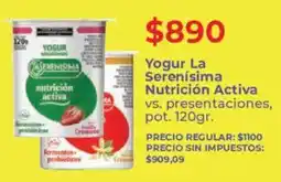 Supermercados Vea Yogur la serenisima nutricion activa oferta