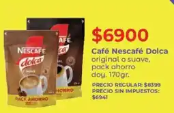 Supermercados Vea Nescafe cafe dolca oferta
