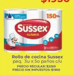 Supermercados Vea Sussex rollo de cocina clásico oferta