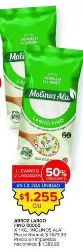 Carrefour Molinosa la arroz largo fino oferta