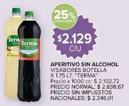 Carrefour Market Terma aperitivo sin alcohol oferta