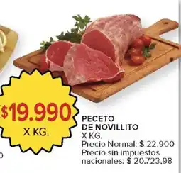 Carrefour Peceto de novillito oferta