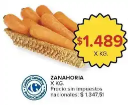 Carrefour Market Zanahoria oferta