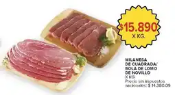 Carrefour Market Milanesa de cuadrada/ bola de lomo de novillo oferta
