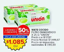 Carrefour Unión mate cocido oferta