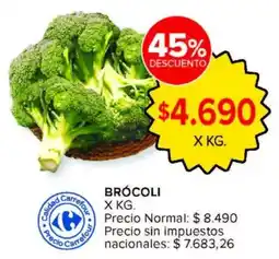 Carrefour Market Brócoli oferta