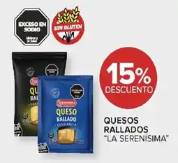 Carrefour Market La serenisima quesos rallados oferta