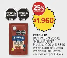 Carrefour Market Hellmann's ketchup oferta