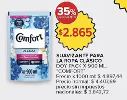 Carrefour Comfort suavizante para la ropa clásico oferta