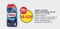 Carrefour Skip expert jabón líquido para diluir oferta