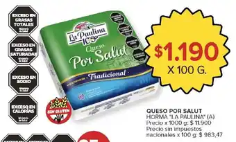 Carrefour Market La paulina queso por salud tradicional oferta