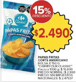 Carrefour Carrefour classic papas fritas corte americano oferta